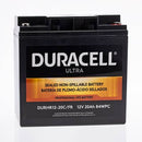 Duracell Ultra 12V 20AH High Rate AGM Sealed Lead Acid (SLA) Battery with M5 Insert Terminals-1