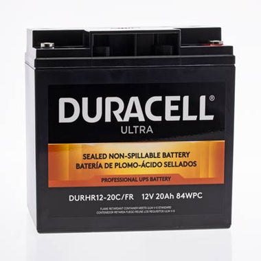 Duracell Ultra 12V 20AH High Rate AGM Sealed Lead Acid (SLA) Battery with M5 Insert Terminals