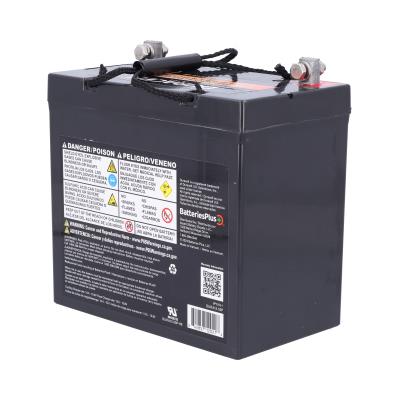 Duracell Ultra 12V 55AH AGM General Purpose Sealed Lead Acid (SLA) Battery with P Terminals