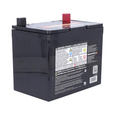 Duracell Ultra 12V 40AH Deep Cycle AGM Sealed Lead Acid (SLA) Battery with M6 Insert Terminals