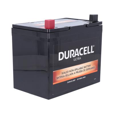 Duracell Ultra 12V 40AH Deep Cycle AGM Sealed Lead Acid (SLA) Battery with M6 Insert Terminals