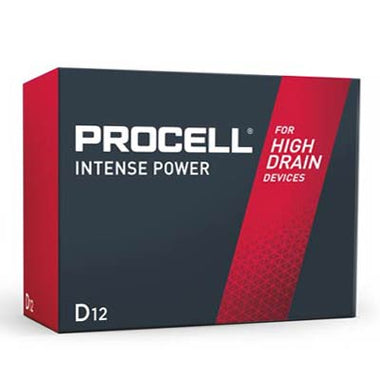 Duracell ProCell Intense 1.5V D, LR20 Cell Alkaline Battery - 12 Pack - 0