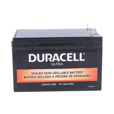 Duracell Ultra 12V 12AH AGM General Purpose Sealed Lead Acid (SLA) Battery with NB Terminals