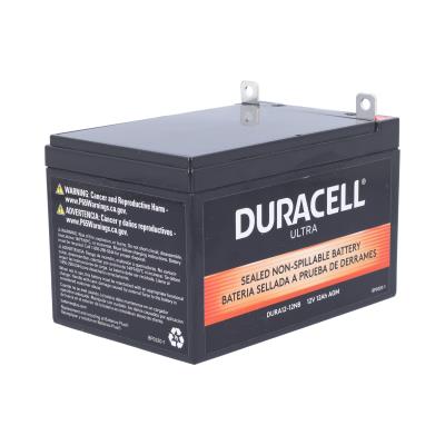 Duracell Ultra 12V 12AH AGM General Purpose Sealed Lead Acid (SLA) Battery with NB Terminals