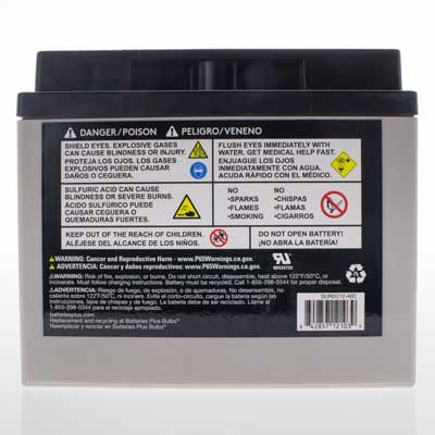 Duracell Ultra 12V 40AH Deep Cycle AGM Sealed Lead Acid (SLA) Battery with M6 Insert Terminals