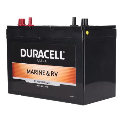 Duracell Ultra BCI Group 27M 12V 100AH 620CCA AGM Deep Cycle Marine & RV Battery