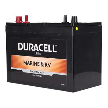 Duracell Ultra BCI Group 27M 12V 100AH 620CCA AGM Deep Cycle Marine & RV Battery - 0