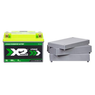 X2Power 400A Pulse Cranking X2P14 Lithium Powersport Battery