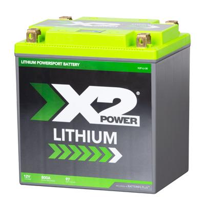 X2Power 800A Pulse Cranking X2P30 Lithium Powersport Battery