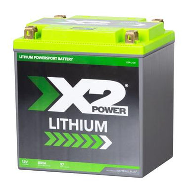 X2Power 800A Pulse Cranking X2P30 Lithium Powersport Battery - 0