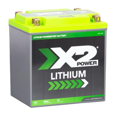 X2Power 800A Pulse Cranking X2P30 Lithium Powersport Battery