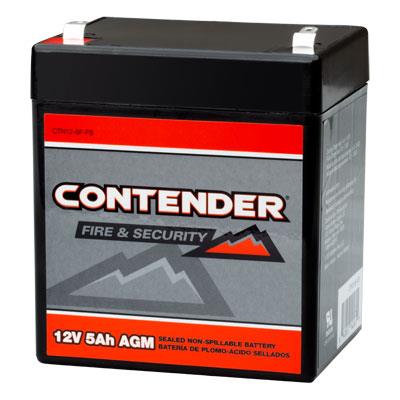 Contender 12V 5Ah AGM Fire and Security Battery