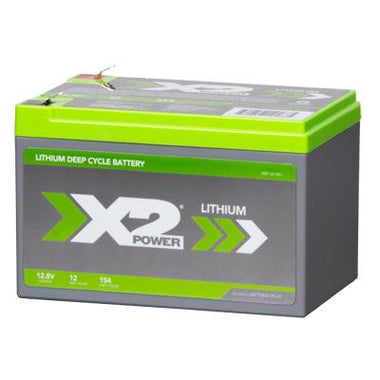 X2Power 12.8V 12AH High-performance Commercial Lithium Battery with F2/T2 Terminals - 0
