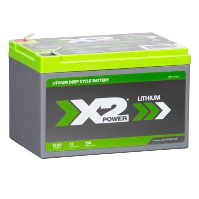 X2Power 12.8V 12AH High-performance Commercial Lithium Battery with F2/T2 Terminals