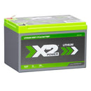 X2Power 12.8V 12AH High-performance Commercial Lithium Battery with F2/T2 Terminals-3
