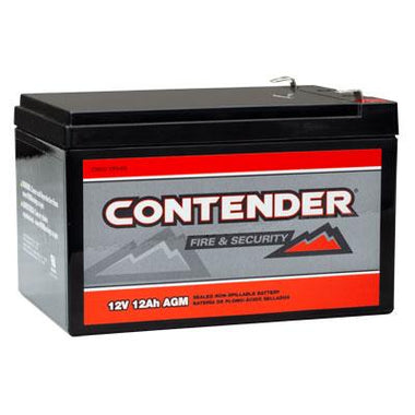 Contender 12V 12Ah AGM Fire and Security Battery - 0