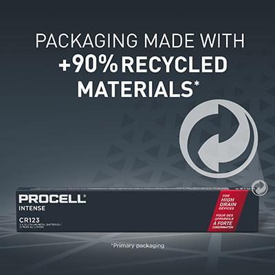 Duracell Procell High Power 3V Lithium Intense CR123 - 12 Pack