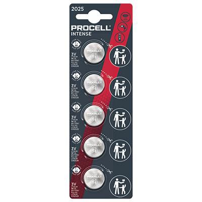Duracell ProCell 3V 2025 Lithium Coin Cell Battery - 5 Pack