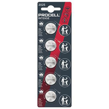 Duracell ProCell 3V 2025 Lithium Coin Cell Battery - 5 Pack