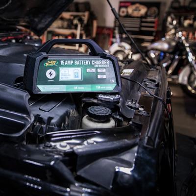 Battery Tender 12V 15A/8A/2A Selectable Charger for Auto, ATV, Marine, and Motorcycle Batteries