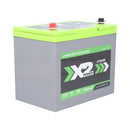 X2Power 12.8V 100Ah Marine Lithium Iron Phosphate Deep Cycle Battery with Bluetooth-8