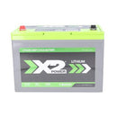 X2Power 12.8V 125Ah Marine Lithium Iron Phosphate Deep Cycle Battery with Bluetooth-1