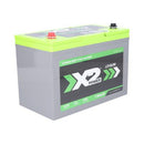 X2Power 12.8V 125Ah Marine Lithium Iron Phosphate Deep Cycle Battery with Bluetooth-8