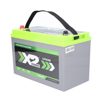 X2Power 12.8V 150Ah Marine Lithium Iron Phosphate Deep Cycle Battery with Bluetooth