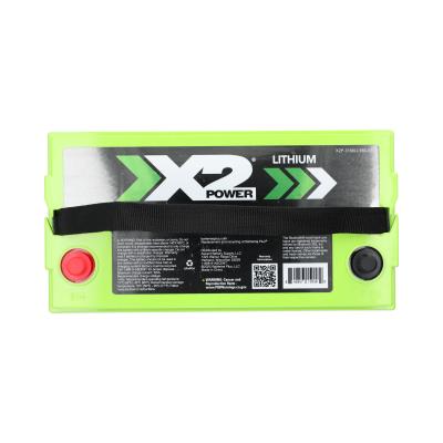 X2Power 12.8V 150Ah Marine Lithium Iron Phosphate Deep Cycle Battery with Bluetooth