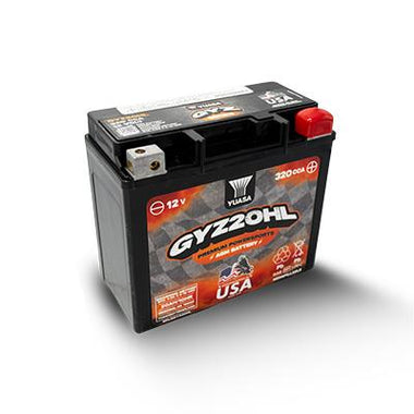 Yuasa GYZ20HL 12V 20Ah 320CCA AGM Powersport Battery - 0