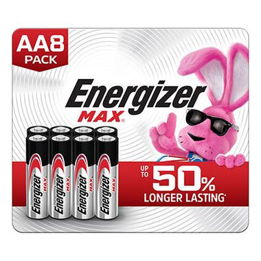 Energizer Max AA Batteries – 8 Pack