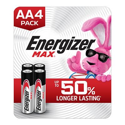 Energizer Max AA Batteries – 4 Pack