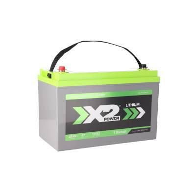 X2Power 24V 67Ah LiFePO4 Battery – Bluetooth Equipped