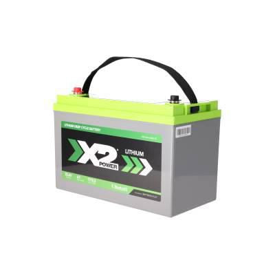 X2Power 24V 67Ah LiFePO4 Battery – Bluetooth Equipped