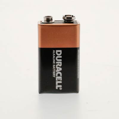 Duracell Coppertop 9V 9V, 6LR61 Alkaline Battery - 2 Pack