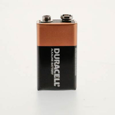 Duracell Coppertop 9V 9V, 6LR61 Alkaline Battery - 2 Pack - 0