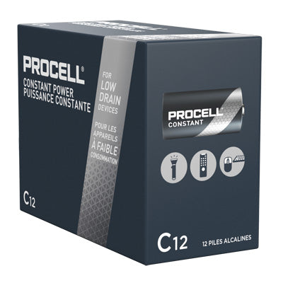 Duracell Constant 1.5V C, LR14 Alkaline Battery - 12 Pack