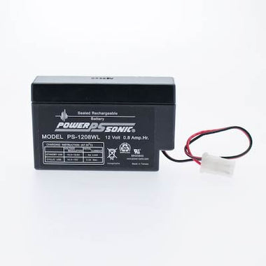 Power Sonic 12V .8AH AGM Sealed Lead Acid (SLA) Battery with WL Terminals - 0