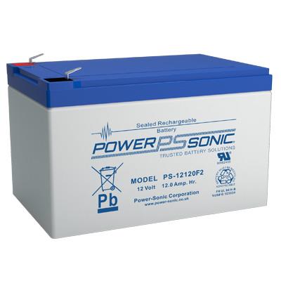 Power Sonic 12V 12AH AGM Sealed Lead Acid (SLA) Battery with F2 Terminals