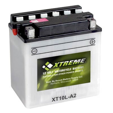 Xtreme High Performance 10L-A2 12V 160CCA Flooded Powersport Battery - 0