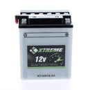 Xtreme High Performance 12N14-3A 12V 128CCA Flooded Powersport Battery-2