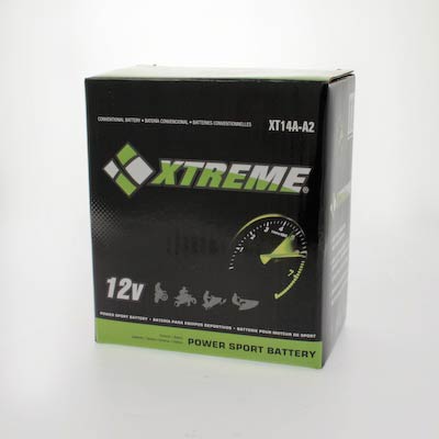 Xtreme High Performance 14A-A2 12V 190CCA Flooded Powersport Battery