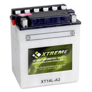 Xtreme Flooded 14L-A2 12V 190CCA Flooded Powersport Battery-2