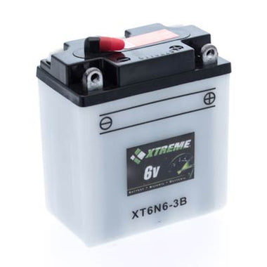 Xtreme 6N6-3B 6V Flooded Powersport Battery - 0