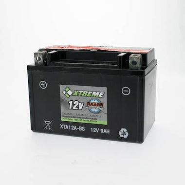Xtreme 12A-BS 12V 175CCA AGM Powersport Battery - 0
