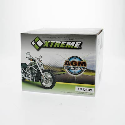 Xtreme 12A-BS 12V 175CCA AGM Powersport Battery
