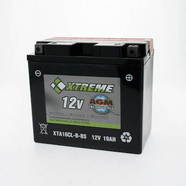 Xtreme 16CL-B-BS 12V 230CCA AGM Powersport Battery - 0