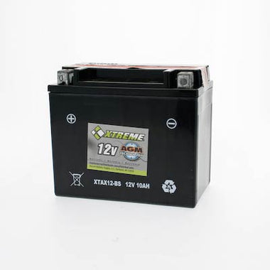 Xtreme 12-BS 12V 185CCA AGM Powersport Battery - 0