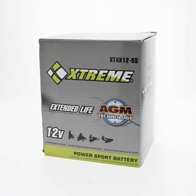 Xtreme 12-BS 12V 185CCA AGM Powersport Battery