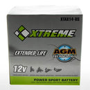 Xtreme 14-BS 12V 200CCA AGM Powersport Battery-7